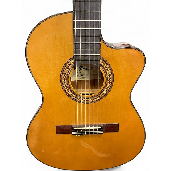 Used Ibanez GA5TCE Natural Classical Acoustic Electric Guitar