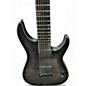 Used Schecter Guitar Research km-7 Trans Charcoal Solid Body Electric Guitar