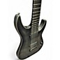 Used Schecter Guitar Research km-7 Trans Charcoal Solid Body Electric Guitar