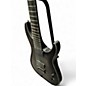 Used Schecter Guitar Research km-7 Trans Charcoal Solid Body Electric Guitar