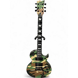 Used ESP LTD EC1000 Woodland Camo Desert Camo Solid Body Electric Guitar