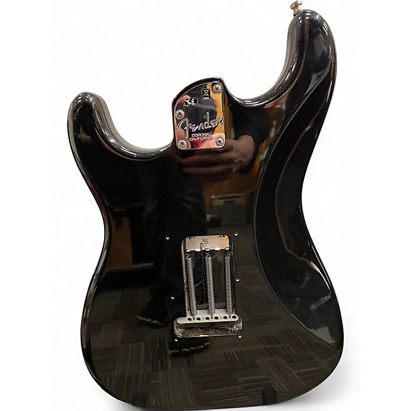 Used Fender American Elite Stratocaster MYSTIC BLACK Solid Body Electric Guitar