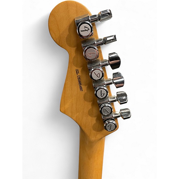 Used Fender American Elite Stratocaster MYSTIC BLACK Solid Body Electric Guitar