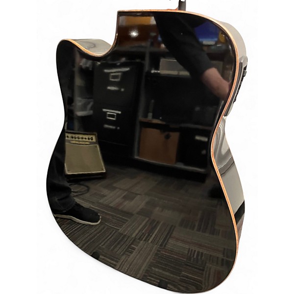 Used Yamaha A1M Trans Black Acoustic Electric Guitar