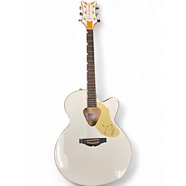 Used Gretsch Guitars G5022CWFE Rancher Falcon White Acoustic Guitar