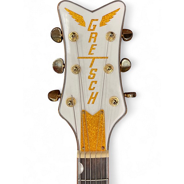 Used Gretsch Guitars G5022CWFE Rancher Falcon White Acoustic Guitar