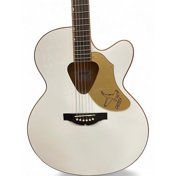 Used Gretsch Guitars G5022CWFE Rancher Falcon White Acoustic Guitar
