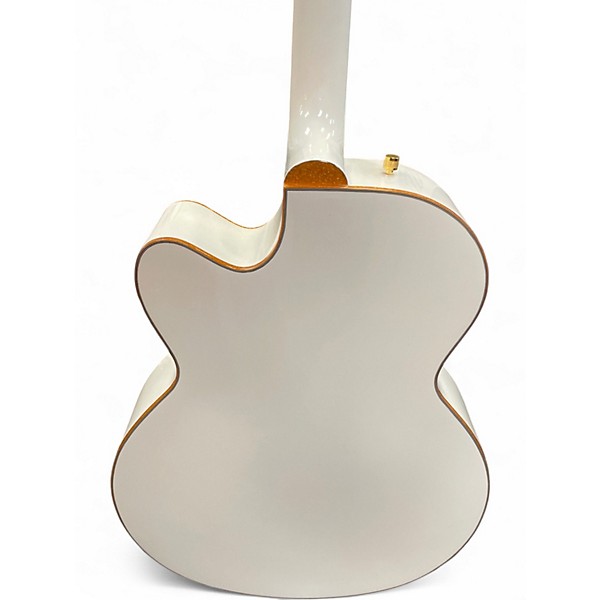 Used Gretsch Guitars G5022CWFE Rancher Falcon White Acoustic Guitar