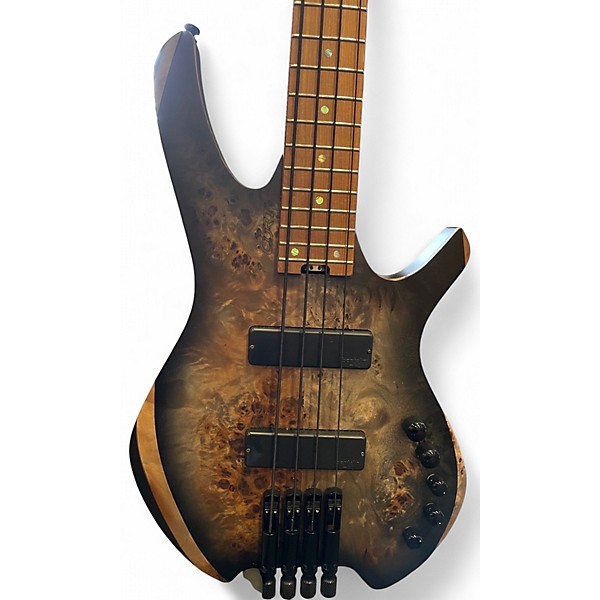 Used Cort Space 4 Star Dust Black Electric Bass Guitar