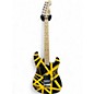 Used EVH Striped Series Black and Yellow Solid Body Electric Guitar thumbnail