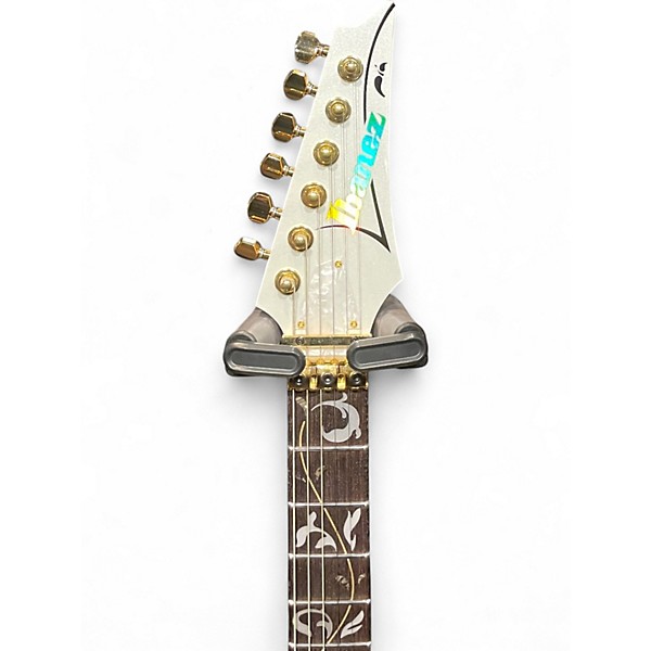 Used Ibanez JEM PIA3761 MIJ STALLION WHITE Solid Body Electric Guitar
