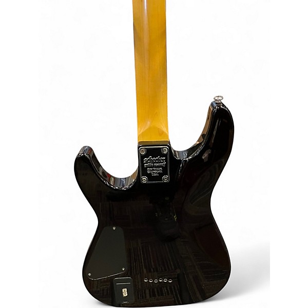 Used Schecter Guitar Research Demon 6 Black Cherry Solid Body Electric Guitar