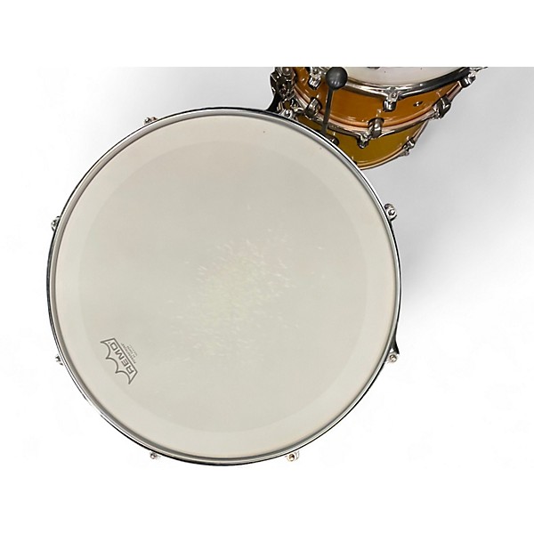 Used Mapex 5 Piece MARS BIRCH YELLOW SPARKLE Drum Kit