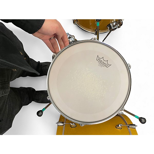 Used Mapex 5 Piece MARS BIRCH YELLOW SPARKLE Drum Kit