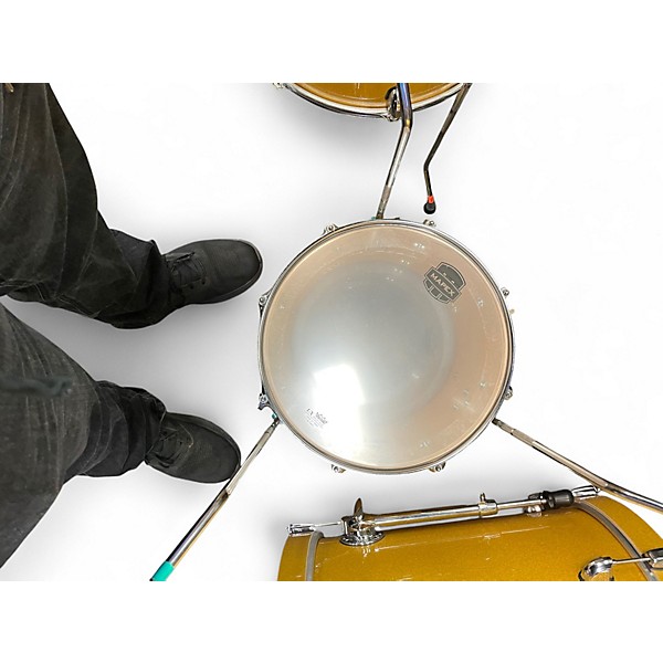 Used Mapex 5 Piece MARS BIRCH YELLOW SPARKLE Drum Kit