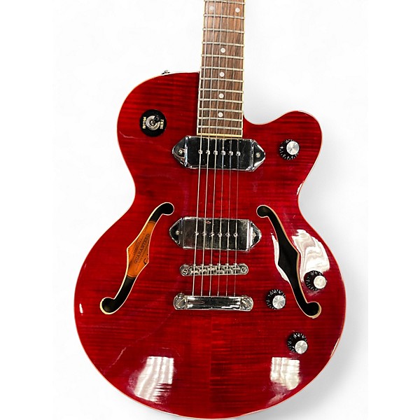 Used Epiphone Wildkat Red Hollow Body Electric Guitar