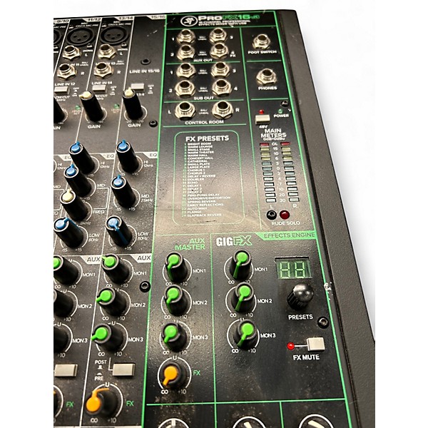 Used Mackie PROFX16 Unpowered Mixer