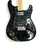 Used Fender Standard Stratocaster HH Black Solid Body Electric Guitar