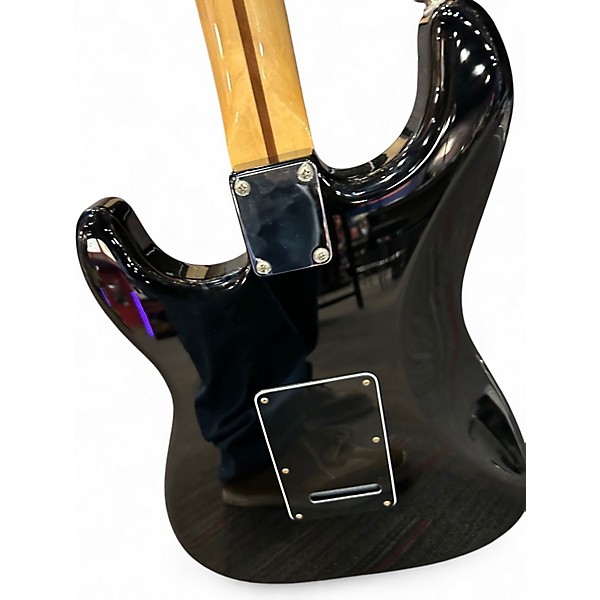 Used Fender Standard Stratocaster HH Black Solid Body Electric Guitar
