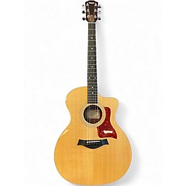 Used Taylor 214CE Natural Acoustic Electric Guitar