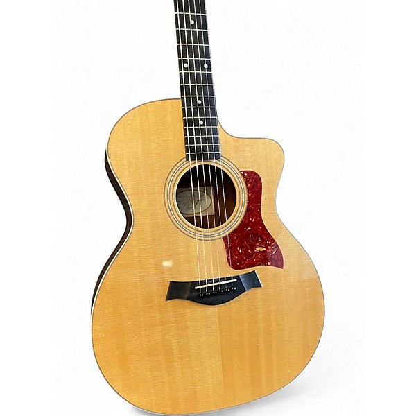 Used Taylor 214CE Natural Acoustic Electric Guitar