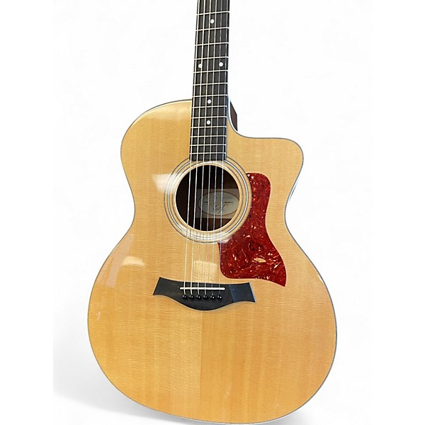 Used Taylor 214CE Natural Acoustic Electric Guitar