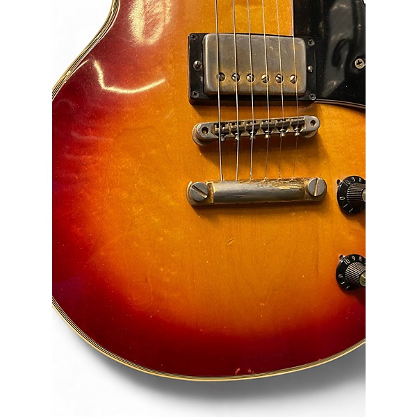 Vintage 1970s Gibson Les Paul Custom Cherry Sunburst Solid Body Electric Guitar