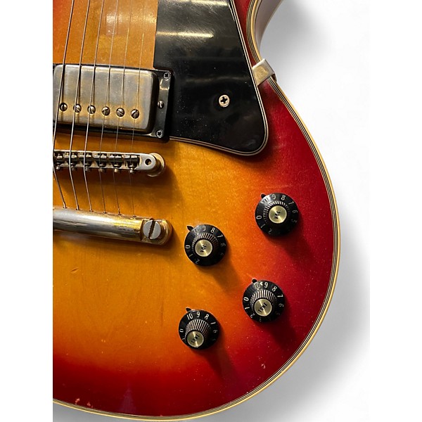 Vintage 1970s Gibson Les Paul Custom Cherry Sunburst Solid Body Electric Guitar
