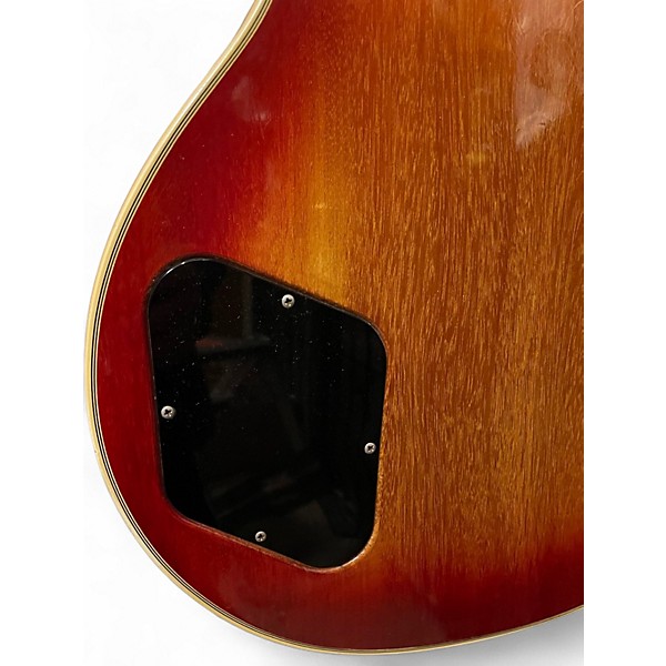 Vintage 1970s Gibson Les Paul Custom Cherry Sunburst Solid Body Electric Guitar