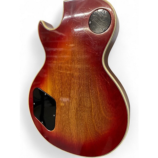 Vintage 1970s Gibson Les Paul Custom Cherry Sunburst Solid Body Electric Guitar
