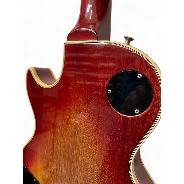Vintage 1970s Gibson Les Paul Custom Cherry Sunburst Solid Body Electric Guitar