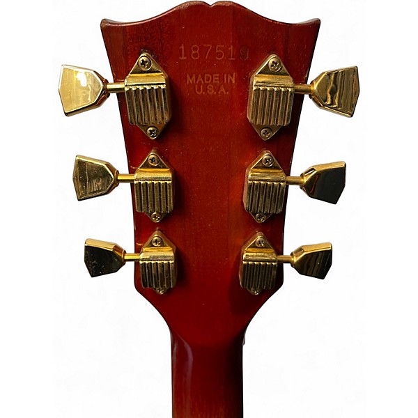 Vintage 1970s Gibson Les Paul Custom Cherry Sunburst Solid Body Electric Guitar