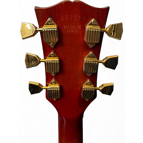 Vintage 1970s Gibson Les Paul Custom Cherry Sunburst Solid Body Electric Guitar