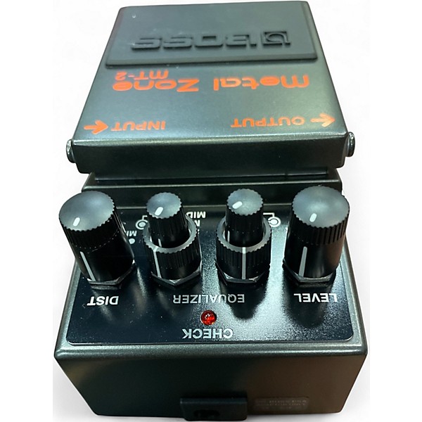 Used BOSS MT2 Metal Zone Distortion Effect Pedal