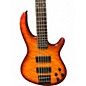 Used Dean Edge 5 String Amber Electric Bass Guitar
