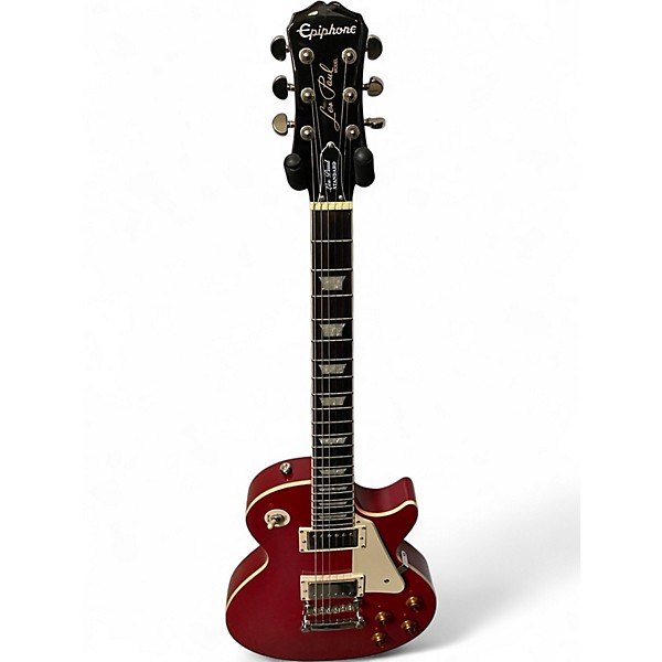 Used Epiphone Les Paul Standard Red Solid Body Electric Guitar