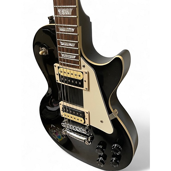 Used Epiphone Les Paul Standard Ebony Solid Body Electric Guitar