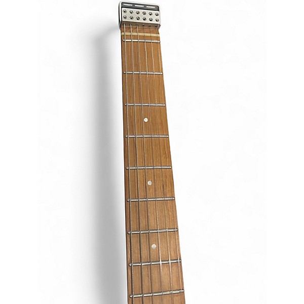 Used Donner HUSH X PRO WHITE Electric Guitar