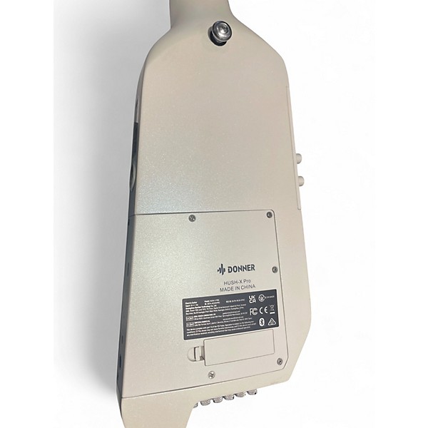 Used Donner HUSH X PRO WHITE Electric Guitar