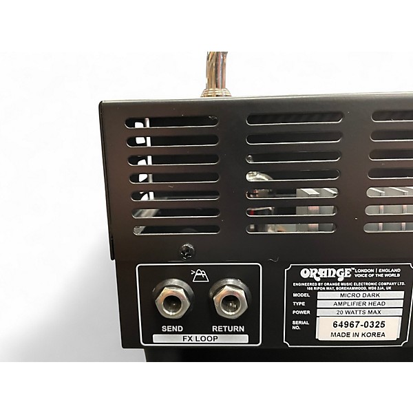 Used Orange Amplifiers Micro Dark 20W Tube Guitar Amp Head