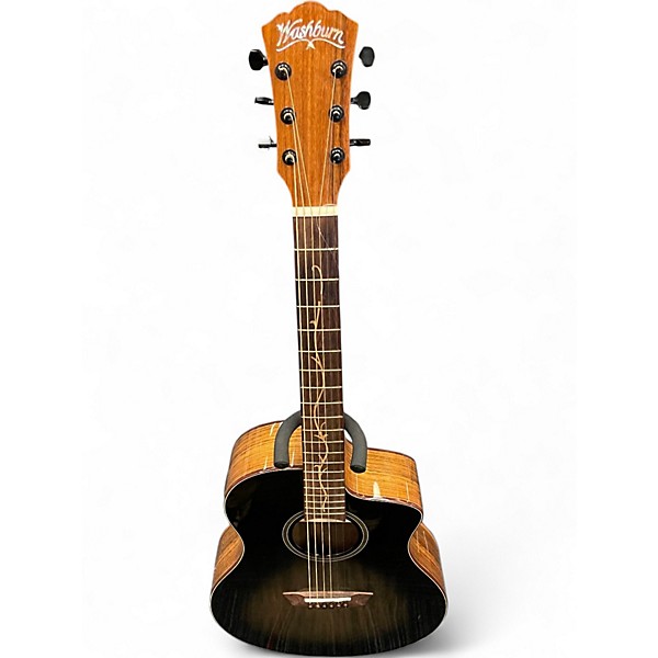Used Washburn BTS9VCECH-D CHARCOAL BURST Acoustic Electric Guitar