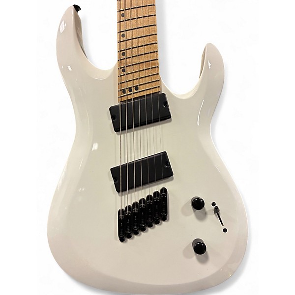 Used Harley Benton R457MN White Solid Body Electric Guitar