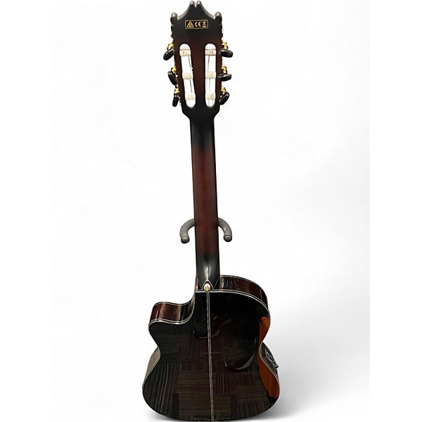 Used Ibanez GA35TCE DARK VIOLIN BURST Classical Acoustic Electric Guitar
