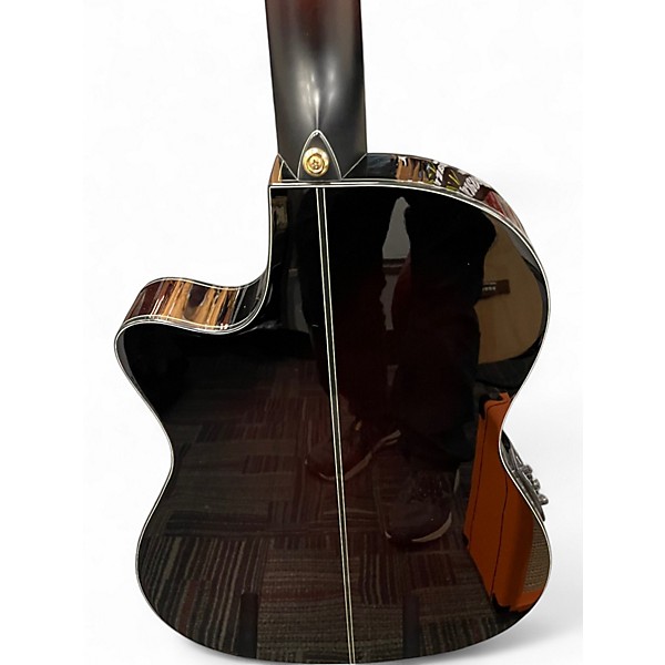 Used Ibanez GA35TCE DARK VIOLIN BURST Classical Acoustic Electric Guitar