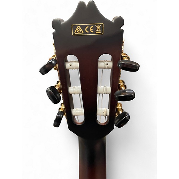 Used Ibanez GA35TCE DARK VIOLIN BURST Classical Acoustic Electric Guitar