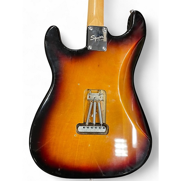 Used Squier Standard Stratocaster 2 Color Sunburst Solid Body Electric Guitar