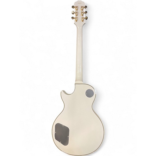 Used Epiphone Les Paul Custom Alpine White Solid Body Electric Guitar