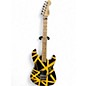 Used EVH Striped Series Black and Yellow Solid Body Electric Guitar thumbnail