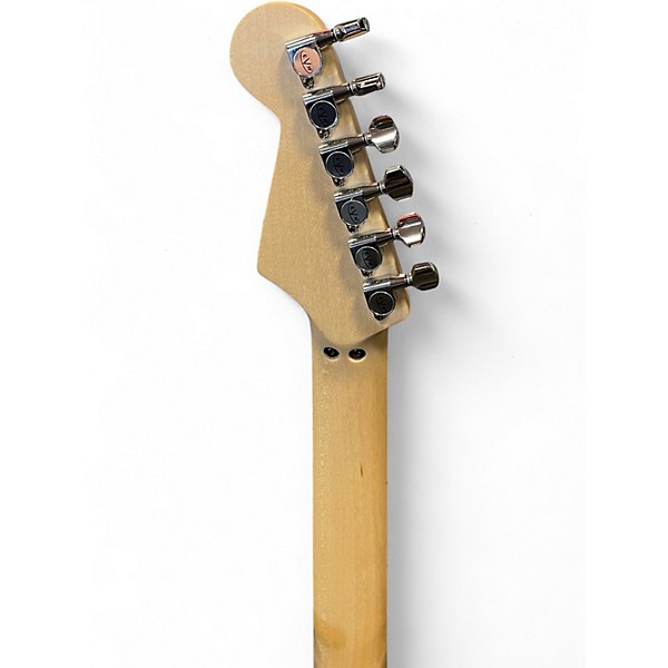 Used EVH Striped Series Black and Yellow Solid Body Electric Guitar