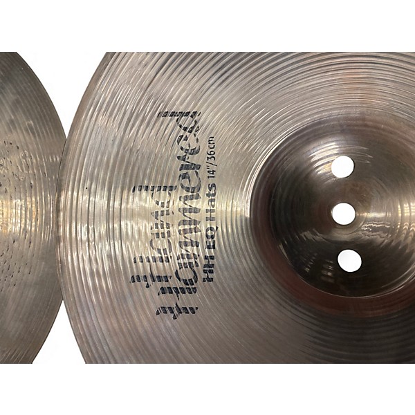 Used SABIAN 14in HH Hand Hammered EQ Hi Hats Cymbal